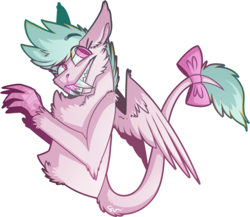 dr-idiot:I made a weird Passel baby for @ralek-artsTeeth and fluff!… and oddly coloured lines. Lil’ 