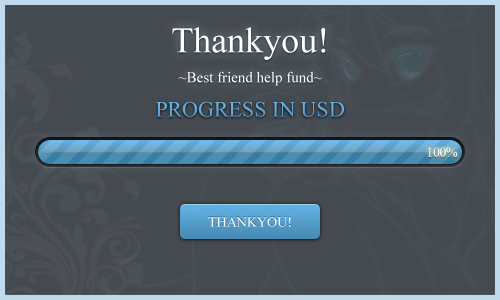 I’d like to thank you guys from the bottom of my heart. It took a while since raising the money way back during Christmas but it was not all in vain! For the next seven days i will be doing my best to help my friend get a job out here, so no streams