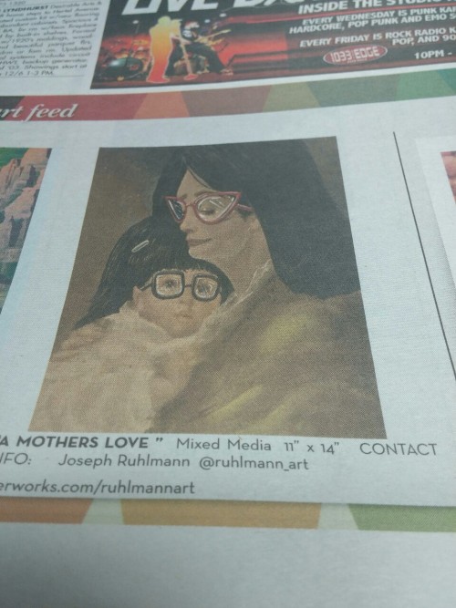 geekyma12:  Saw this in the local paper, don’t tell me it’s not Bob’s Burgers fan art…. Do not tell 