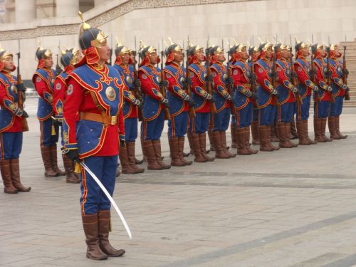 The Mongolian State Honour Guard