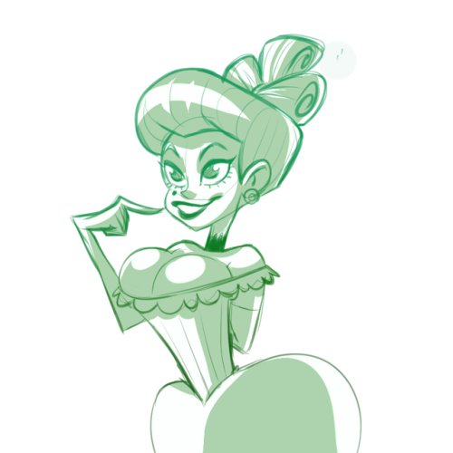 goodbadartist:Sketches of ladies