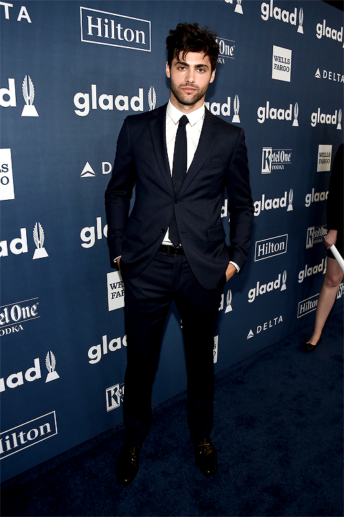 dylanobrien: Actor Matthew Daddario attends the 27th Annual GLAAD Media Awards at the Beverly Hilton