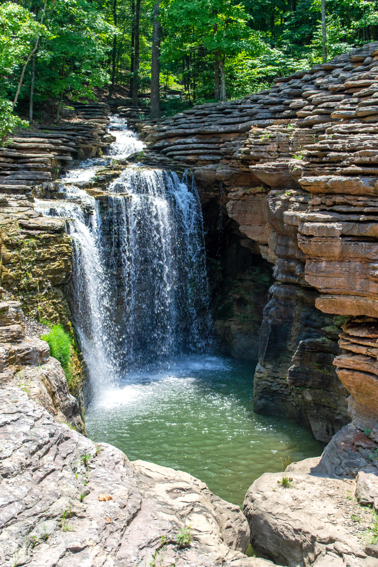 “For all of you who were baptized into Christ have clothed yourselves with Christ.” Galatians 3:27  Photo: Branson, Missouri #baptism#christianity#galatians#galatians 3:27#waterfall#missouri#ozarks#branson#mo#nature#water#ozark mountains#travel#tourism#inspiration#gods word#road trip#adventure#explore#hiking #the great outdoors #midwest #the show me state #gods creation#new life