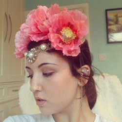 Almost finished handmade #headdress   #me