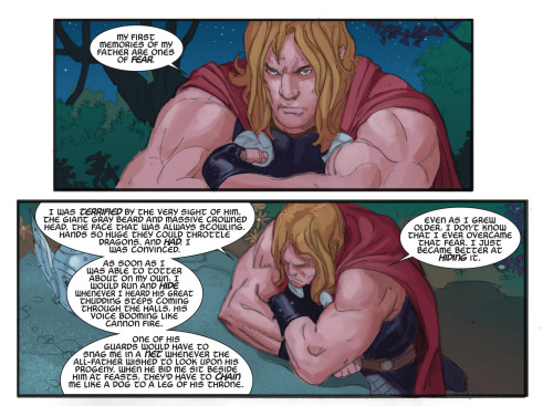 kimmsauce:   The Mighty Thor #126 and #145 Thor: God of Thunder #11 and #15 Fear Itself #1 and #2 Marvel Adventures Super Heroes #19  So, I’ve written at length about Thor and Loki’s relationship, and I probably will later today and I am sure tons