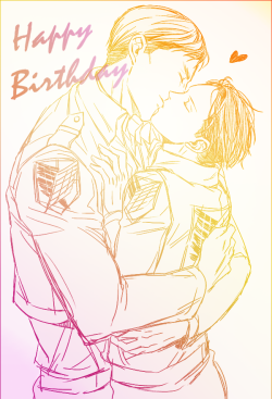 timewalkerk:  Happy Birthday to Dear Erwin Smith!!! 1 - 7 by Tizz (#1 edited by me) 8 by なるせ 