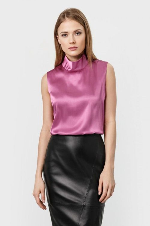 satin blouse