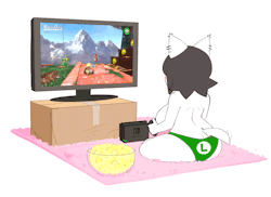 theycallhimcake:  someone get that girl a tv stand