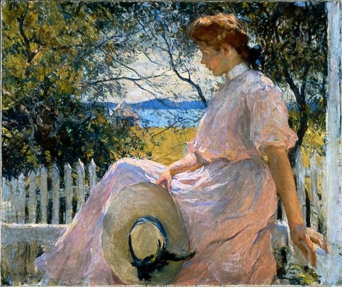 frank-benson: Eleanor, 1907, Frank W. Bensonhttps://www.wikiart.org/en/frank-w-benson/eleanor-1907