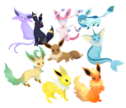 bevsi: eeveelutions 