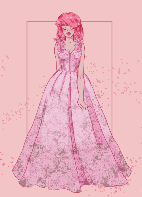 Princess Bubblegum x Teuta Matoshi Duriqi dresses
