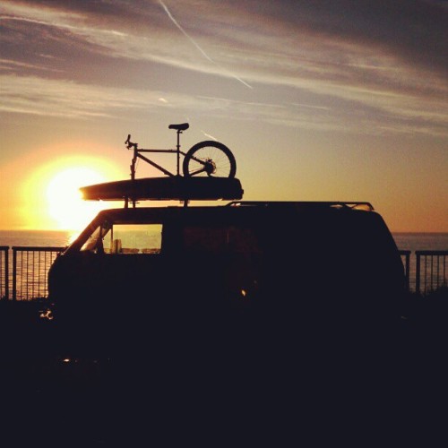 volkswagent25: vanagondweller: My Vanagon in Santa Cruz enjoying the sunset! #Volkswagen #VW #t25 #t