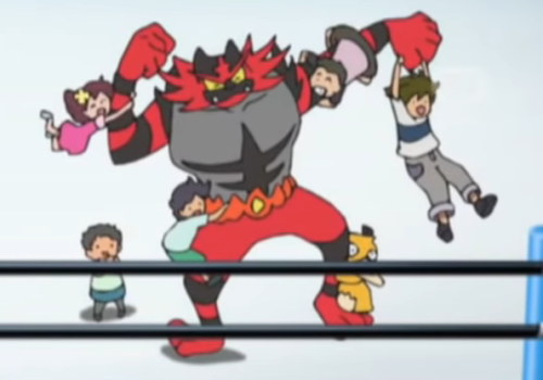 daily-incineroar: reminder that this scary tiger man loves children and i just think that’s so