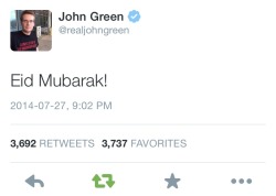 seriouslydelirious:  John Green, you are