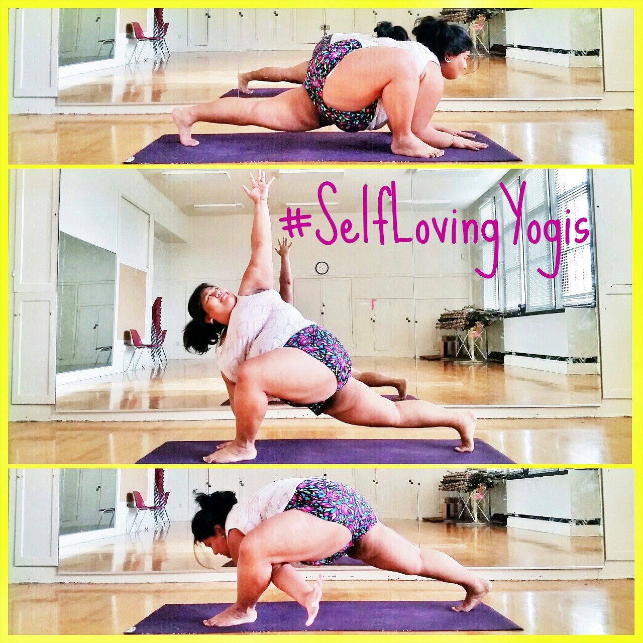 spacegoddessanu:  myhappyfat:big-gal-yoga:#SelfLovingYogis 14-Day Yoga Challenge