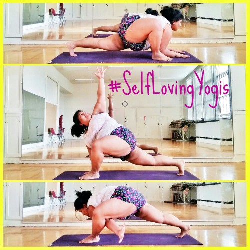 spacegoddessanu:  myhappyfat:big-gal-yoga:#SelfLovingYogis 14-Day Yoga Challenge with big-gal-yoga Day 8-14Sponsors: @personalrecordofficial @3rdstreetlegacy @stardancerdesigns Love this lady so much! Inspires me every day.  If she’s hosting a class,