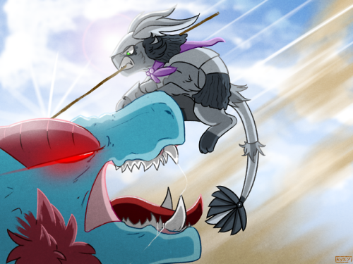 The terrifying tale of Morgan the Salamence’s defeat, felled by the great knight Farrow, a ste