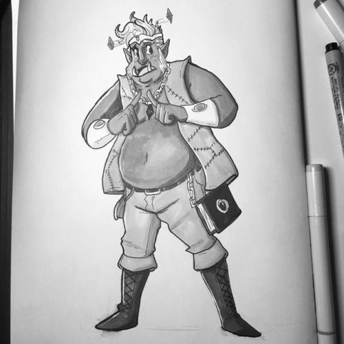 I’m doing dnd characters for each day of inktober this year! Hear are the first 10!