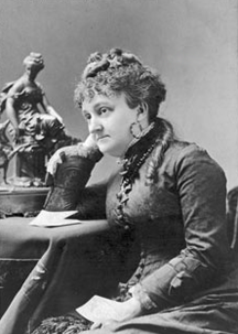 Myra Bradwell, one of the first female lawyers in the United States, 1870. She applied to the Illino