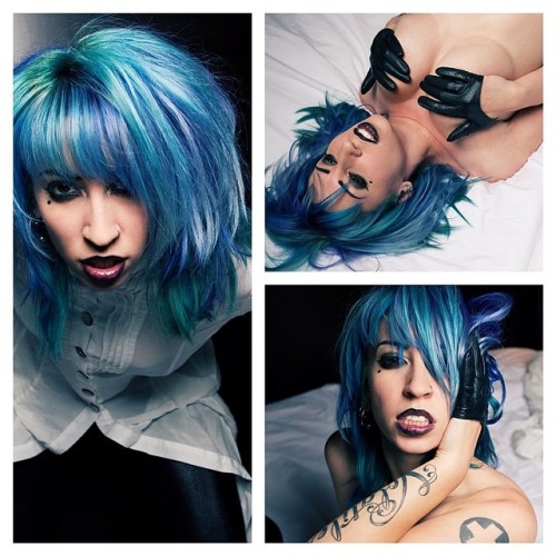 vividvivka:  #tbt … When I was very blue. porn pictures