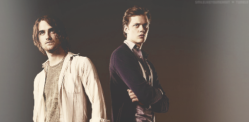 scarlettwanda:Hemlock Grove Cast » Bill Skarsgard, Freya Tingley, Landon Liboiron & Penelope Mit