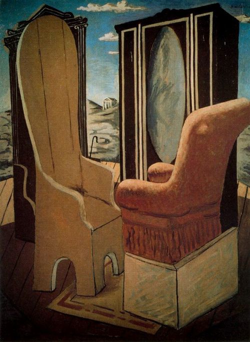 Furniture in the Valley, 1927, Giorgio de ChiricoMedium: oil,canvas