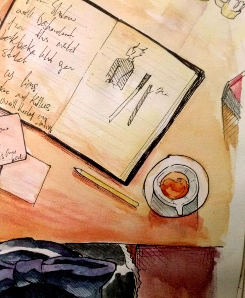 Tea, Books And Candle Lights