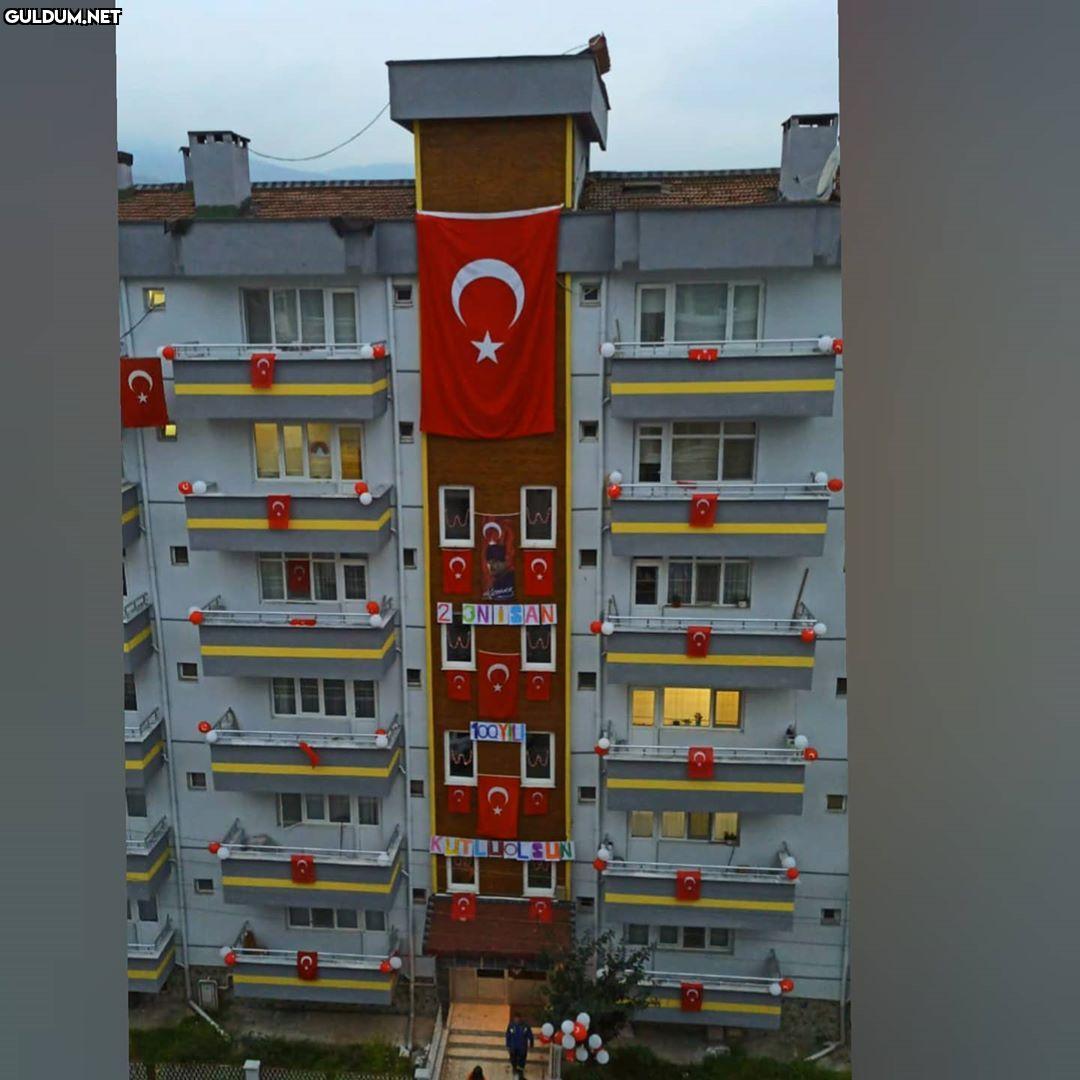 Samsun'da bir apartman......