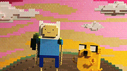 i-am-princess-bubblegum:  dewogong:  Video: Adventure Time Intro - LEGO Version