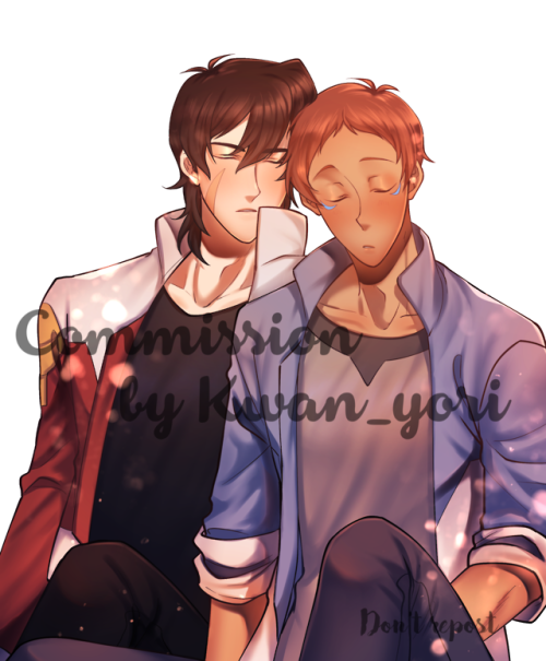  My first Klance’s commission! I tried to use new technic and I think I can do it better  &mda