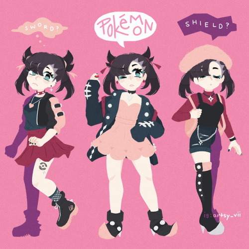 artsy-vii:i loved marnie’s color palette so much that i had to design more outfit variations!(also m