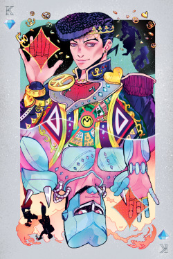 jubopy:    ♢    ♢  ♢ KING OF DIAMONDS ♢    ♢    ♢ Hey, I’ll be at Anime North next weekend at table A14 with new prints! 8,) Come say hi!  