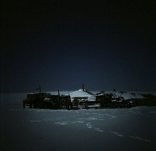 Lucile Chombart de Lauwe - Bogd, Gobi Desert, after a snowstorm. March 2011.