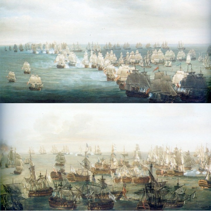 ladyinredcoat:  Today in history - the Battle of Trafalgar (21st October): one of
