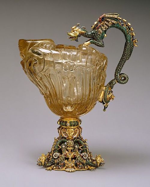 coisasdetere: Ewer Attributed to the workshop of Ferdinand Eusebio Miseroni (working 1656–84).