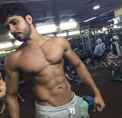 arabfitnessgods:  Somebody’s requesting for an Emirati Alpha Jock.  And here he is, an alpha jock from the UAE. His name is Khalifa and perfection is how I define him. He’s so manly, and that body is uuhhh, if he’s a wine, I wouldn’t mind getting