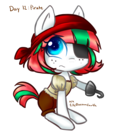 askfillyblossomforth:  Day 12: Pirate (Insert