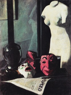 peira:  Felice Casorati:  Masks (1921) via