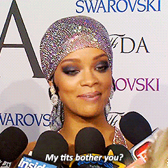 kirstyintheskywithbutter:  imgonnamakeachange:  I will never not reblog this. Life goals.  Rihanna is actual queen 🙌 