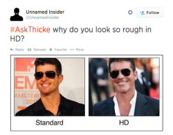 megadragonite:  boatfucker:  vsvptayty:  #AskThicke  WE KNOW HE WANTS IT  These are perfect 