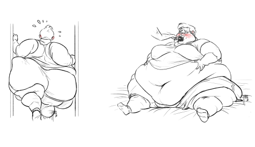 tubbertons:A weight gain commission someone had not too long ago. They never actually got back to me after I sent them to pic to know if it was ok, but I guess I’m posting anyway. Thought it was a good sample if anything for commissions.  When will