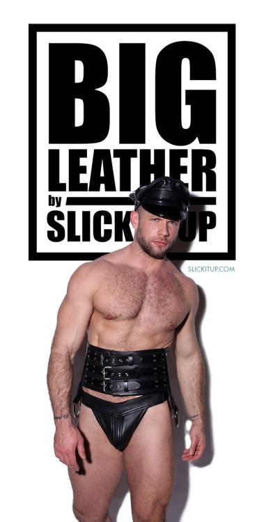 monkeysaysficus:  mugler88:  We now have a small, high end, leather collection at SlickItUp.com called BIG LEATHER. The piece featured here is our Beast Belt and it’s available now.   Photos by Marco Ovando  Ohhhhhh now I get the handles