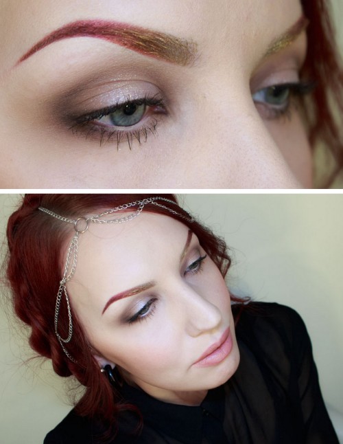 DIY Inspiration: Ombre Brows by Sandra Holmbom. Go to the link for products used and more photos. Fo