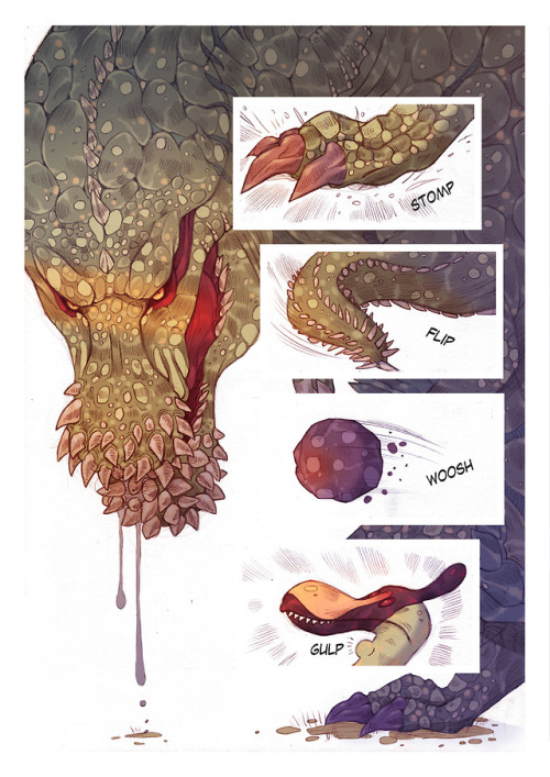 First Ten Pages Of A Monster Hunter World Fan Comic I Made About A Year Ago, When The Announcement Of
