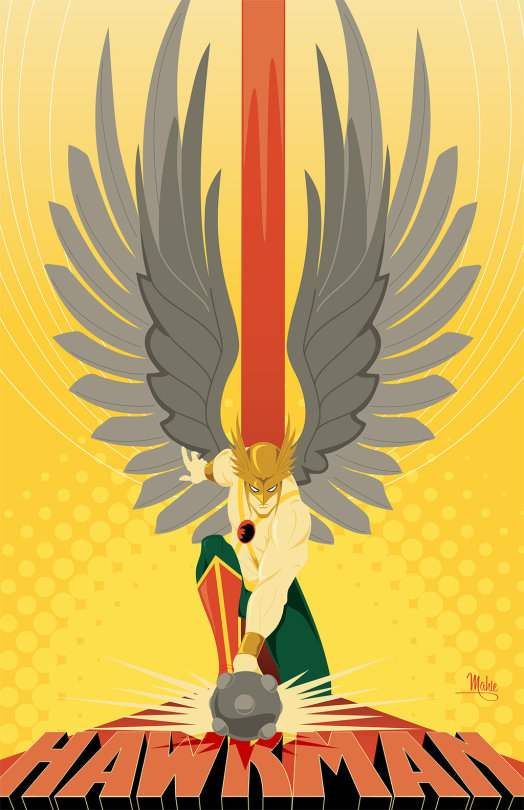 Justice League Series By Mike Mahle.