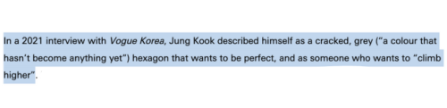 On Growing Up And Becoming Yourself With Jungkook