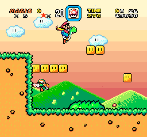 eto2d:    Super Mario World with Yoshi’s Island style.[Instagram]   |   [Twitter]