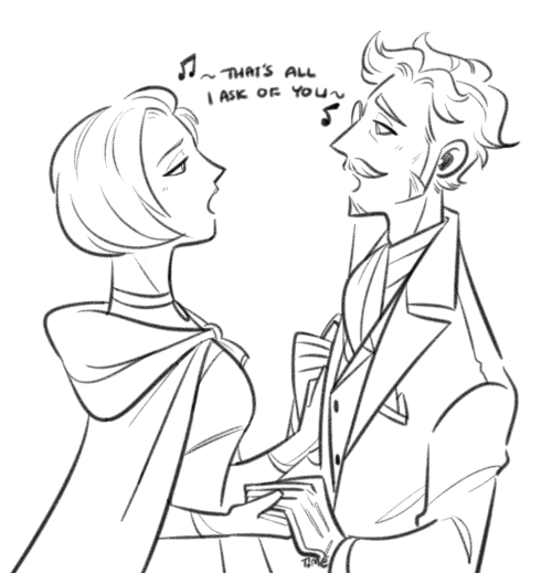 Some bits of a Phantom AU cos I love the musical, backstory angst and random moments. Also here come