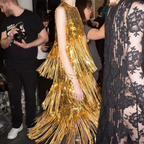 Backstage at Rochas Fall-Winter 2017