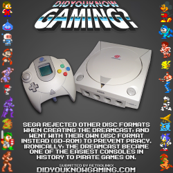 didyouknowgaming:  Dreamcast.  http://www.vgfacts.com/trivia/674/